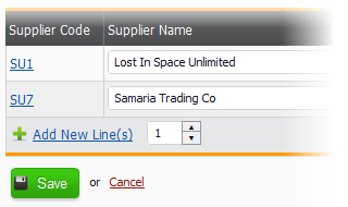 Preferred suppliers